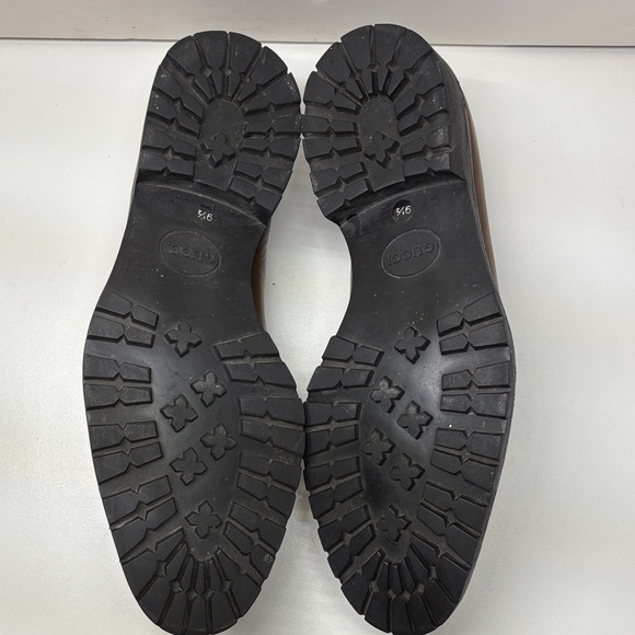 Gucci Tan Leather Loafers with Silver Detailing - Picture 13 of 15